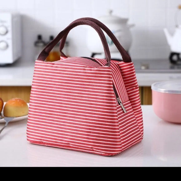 Striped pattern lunch bag - Picture 3 of 7